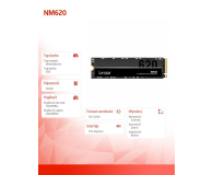 Lexar 512GB M.2 PCIe NVMe NM620 - 621623 - zdjęcie 6